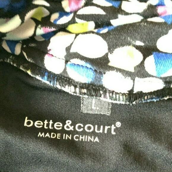 Bette & Court Skirt Skort Women's Large Stretch Elastic Waist Inner Layer Shorts - Picture 7 of 7